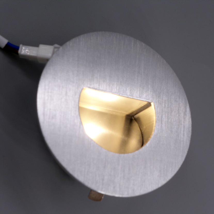 ST317R Round Stair Step Light Recessed Wall Light