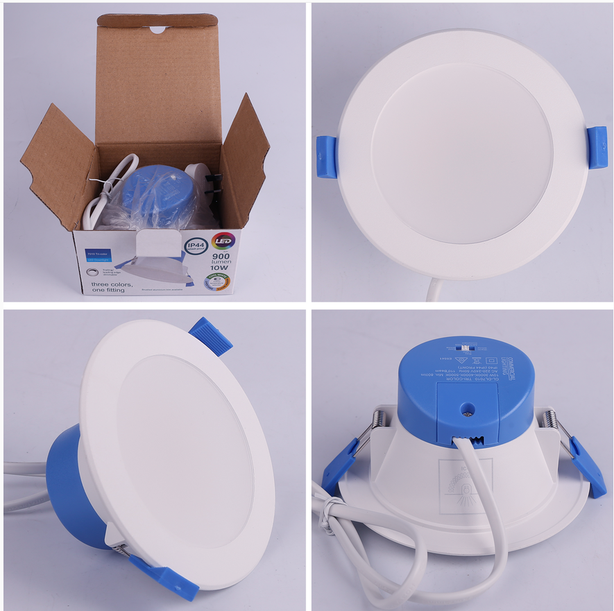 7010 Tri-Color 90mm 10W Budget LED Downlight