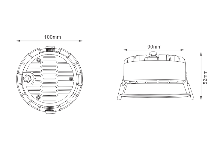 D201 Fixed LED Downlight 5W 9W 12W 18W