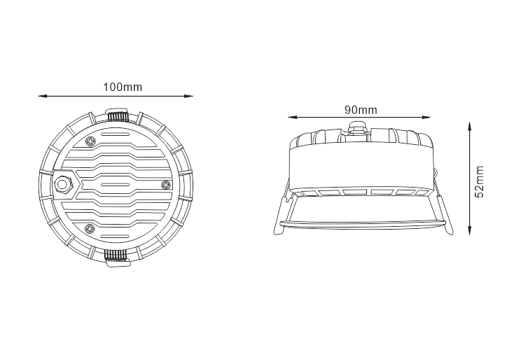 D201  Fixed LED Downlight 5W 9W 12W 18W