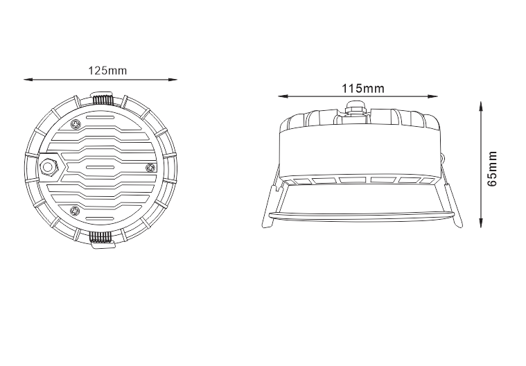 D201  Fixed LED Downlight 5W 9W 12W 18W