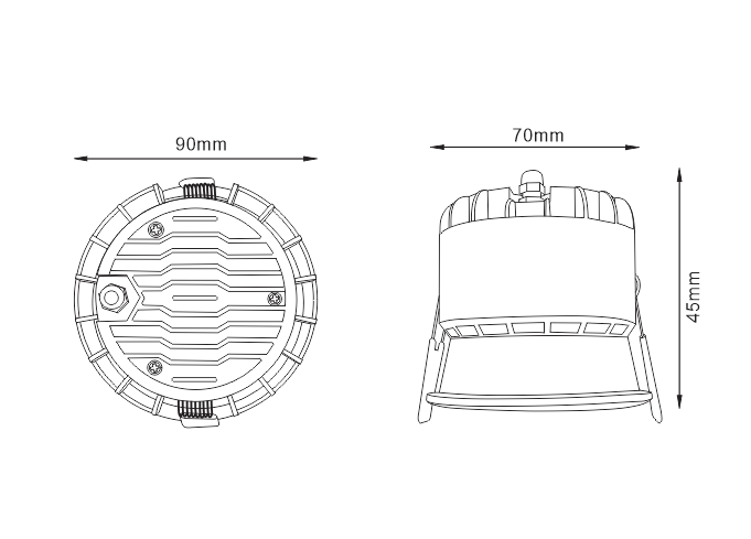 D201 Fixed LED Downlight 5W 9W 12W 18W