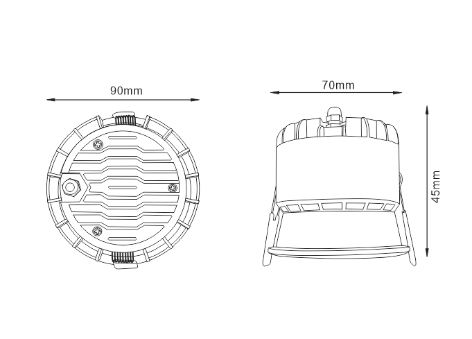 D201  Fixed LED Downlight 5W 9W 12W 18W