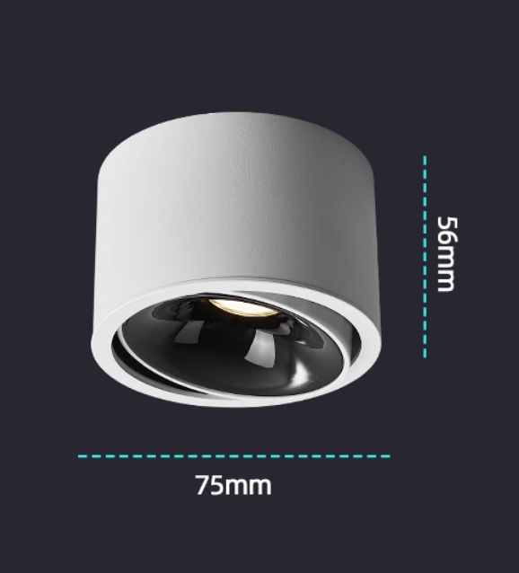 LIME LED Adjustable Tilt Surface Mounted Downlight 5W 10W 15W