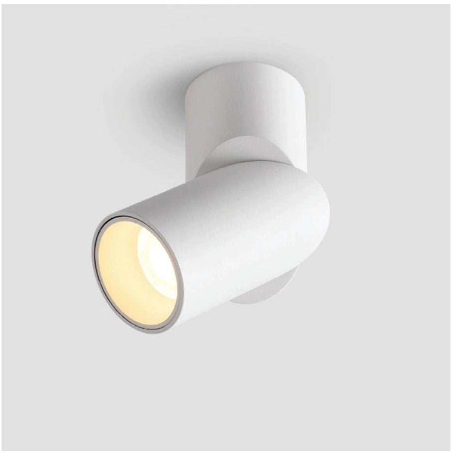 Mammoth 15W LED Spot Light Surface Mount Track Adaptor 3 Wire Black White