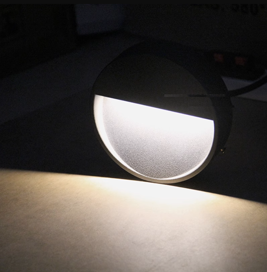 ST703 Exterior Outdoor Corridor Stair Step Wall Light Recessed 3W