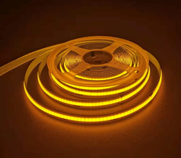 2200K Golden Color LED Strip COB True Warm Yellow Light DC 12V