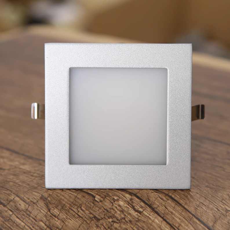 ST29-1 Flat Square Stair Step LED Light 90mm Recessed Kit