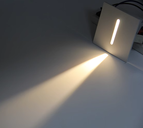 ST615 Square LED Stair Step Light Corner Narrow Beam IP65