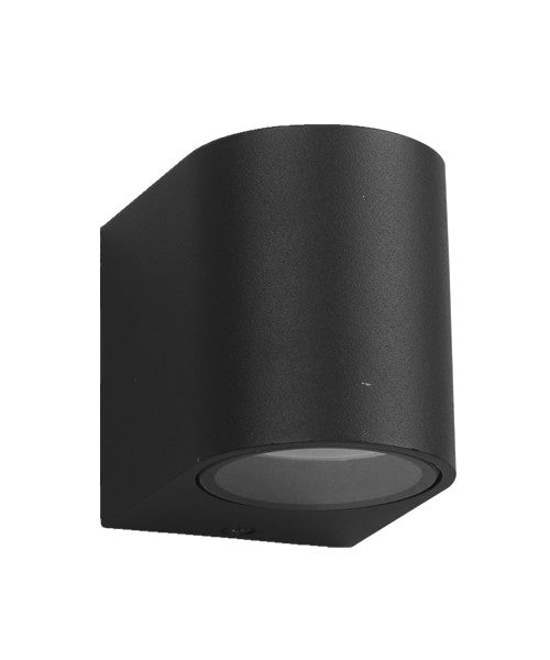 Exterior Wall Light Hano Up Down Spot 2xGU10 Matt Black IP44