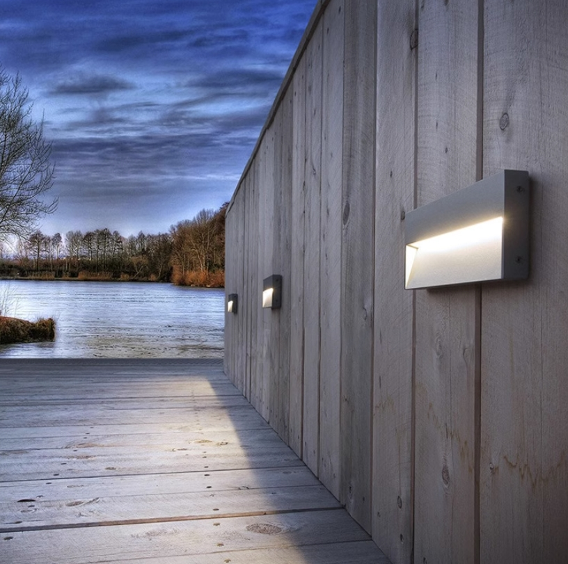 ST708 Exterior Outdoor Corridor Stair Step Wall Light Surface Mounted 5W