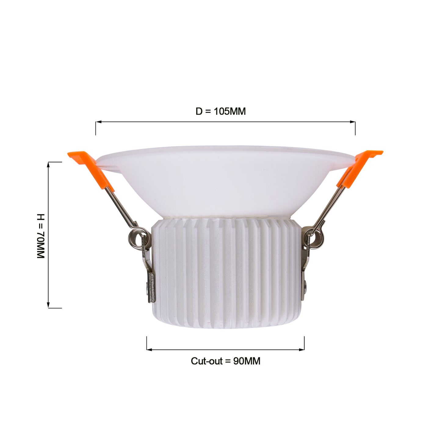 Panther COB 10W LED Downlight Dimmable 90mm Cutout