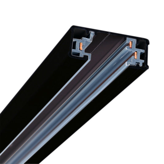 3 Wire Track System Black White Extrusion