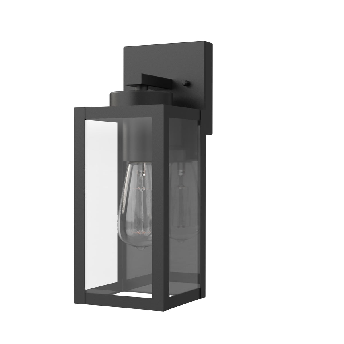 Exterior Wall Light Bruce E27 LED IP44 Matt Black – commercial-lighting-au