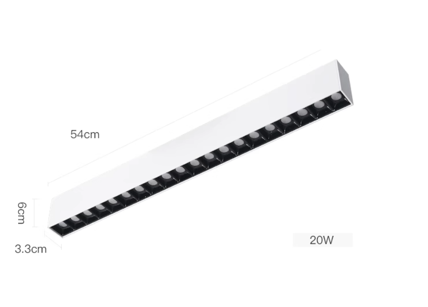 D-L906 Linear Surface Ceiling Mounted LED Downlight 5W 10W 15W 20W
