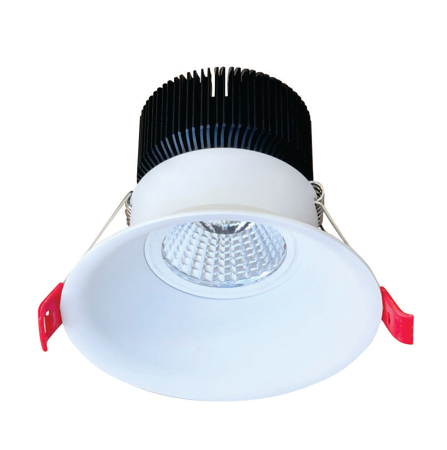 Cheetah 13W 1300lm Deep Baffle Recessed LED Downlight Tri-Color Dimmable White