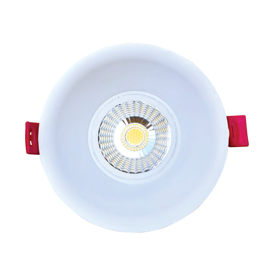 Cheetah 13W 1300lm Deep Baffle Recessed LED Downlight Tri-Color Dimmable White