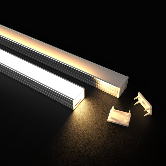 LED Strip Extrusion 1815 Deep Profile Surface Mounted Dot Free
